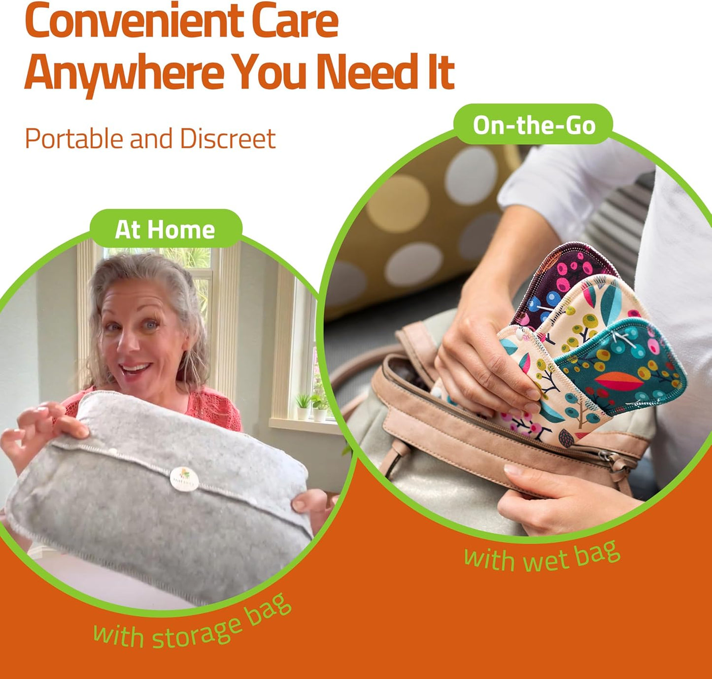 Made in EU - Ultra-Thin Reusable Panty Liners (Medium, 7-Pack) – High-Temp Washable Cloth Panty Liners for Women – Durable & Breathable Organic Cotton Keeps You Fresh & Dry for Daily Vaginal Discharge