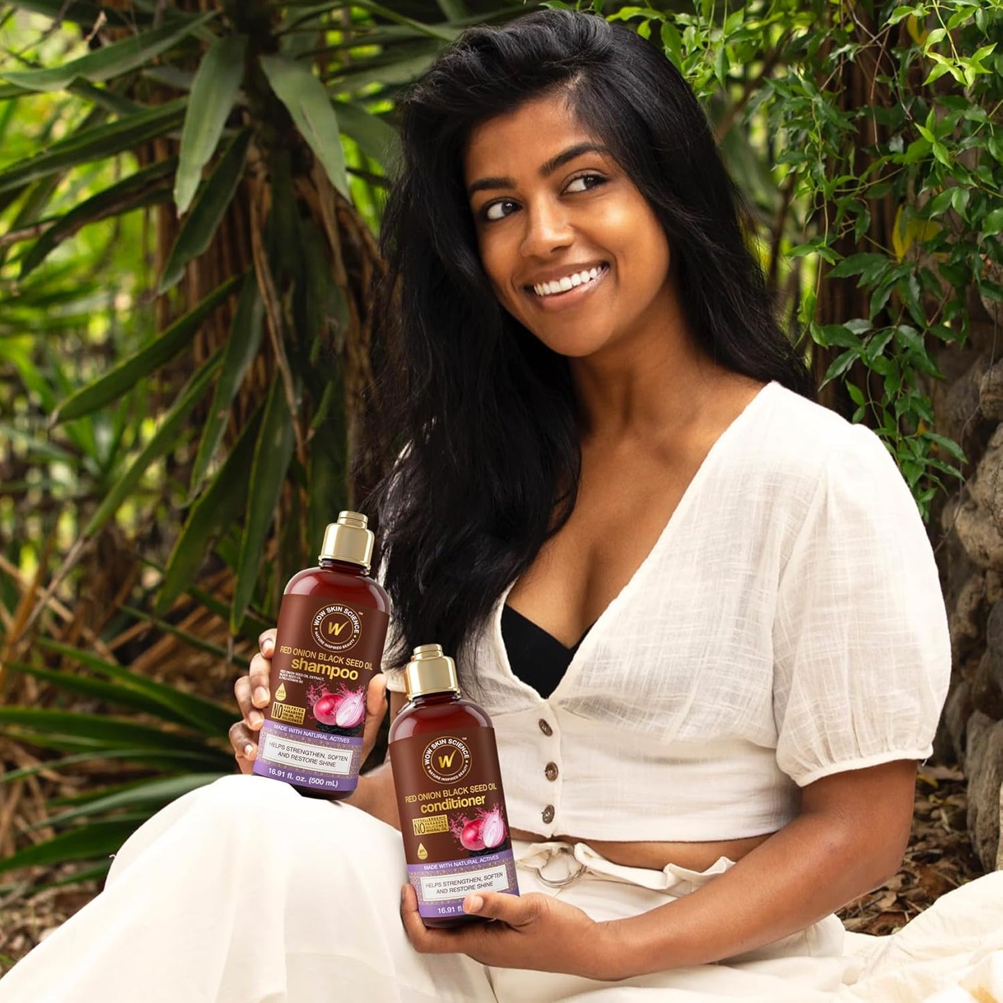 WOW Skin Science Red Onion Black Seed Shampoo & Conditioner Duo 16.9 oz