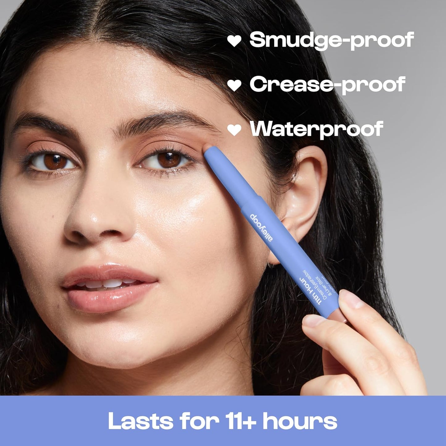 ALLEYOOP 11th Hour Cream Eye Shadow Sticks - Coffee Break (Matte) - Award-winning Eyeshadow Stick - Smudge-Proof and Crease Proof for Over 11 Hours - Easy-To-Apply and Compact for Travel, 0.05 Oz