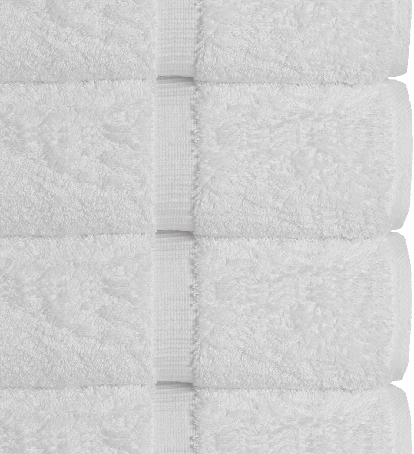 Chakir Turkish Linens | Hotel & Spa Quality 100% Cotton Premium Turkish Towels | Soft & Absorbent (4-Piece Bath Towels, White)