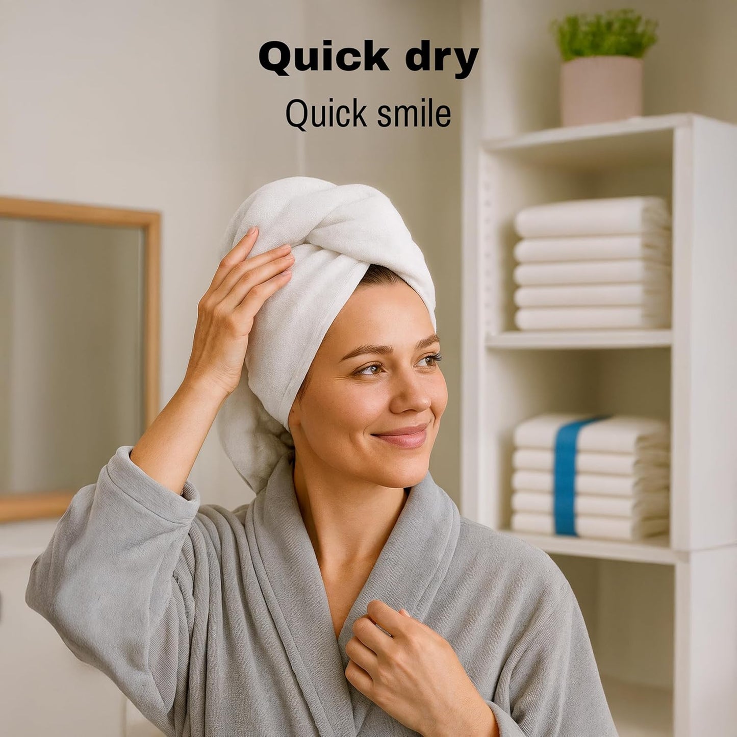 JMR 12 Pack Thin 100% Cotton Utility Towels (20x40 White) - Quick-Dry, Lightweight & Economical for Pets, Gym, Cleaning, Kitchen, Travel, Hair, Auto - Practical Multi-Use Space Saver, Bulk Value