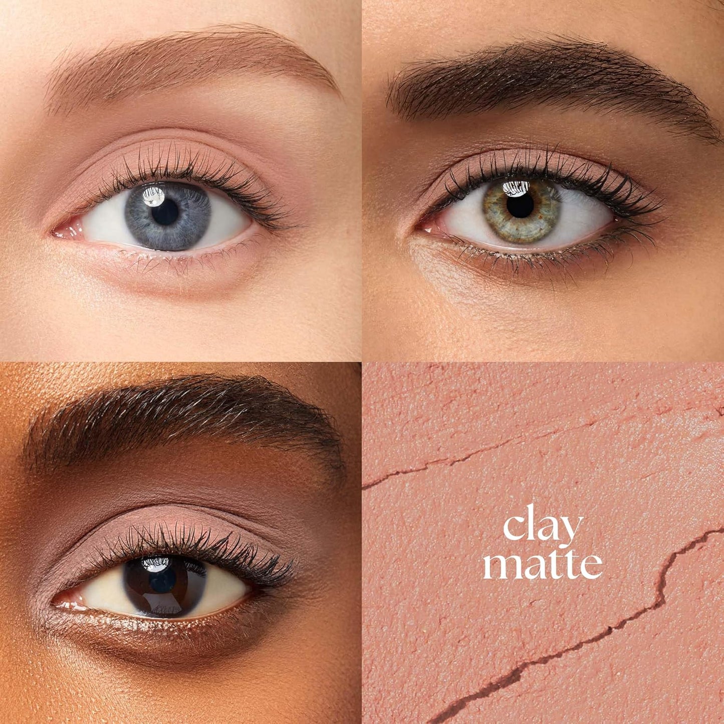 Julep Eyeshadow 101 Cream-to-Powder Waterproof Shadow Stick – Clay Matte – Long-Lasting, Crease-Proof, Natural Matte Eyeshadow with Built-in Smudger