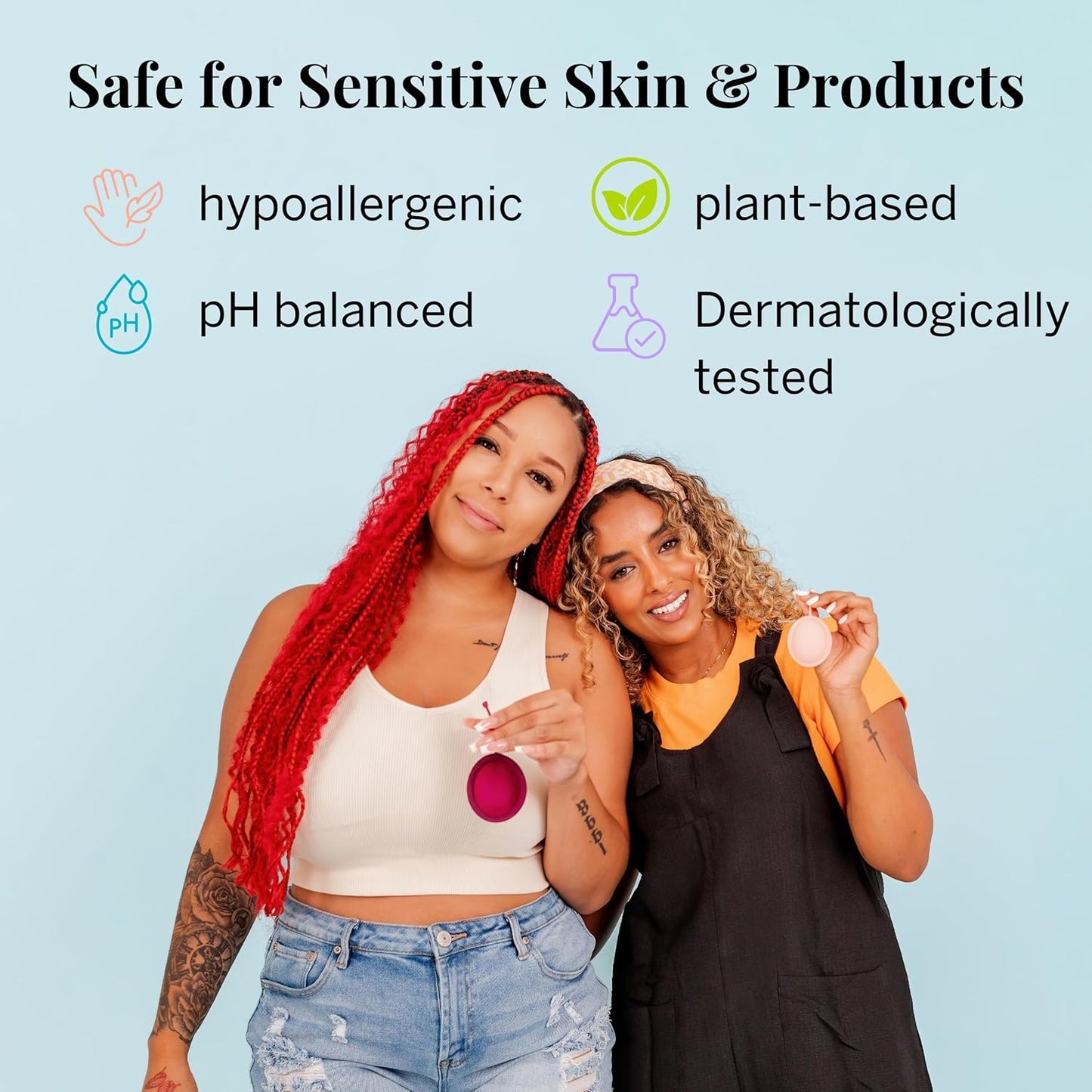 Pixie Feminine Wipes - Flushable, Biodegradable, & Ph Balanced - Best Individually Wrapped Body Wipes for On The Go & Public Bathrooms - Wash, & Cleaner For Your Menstrual Cups & Discs (40 Count)