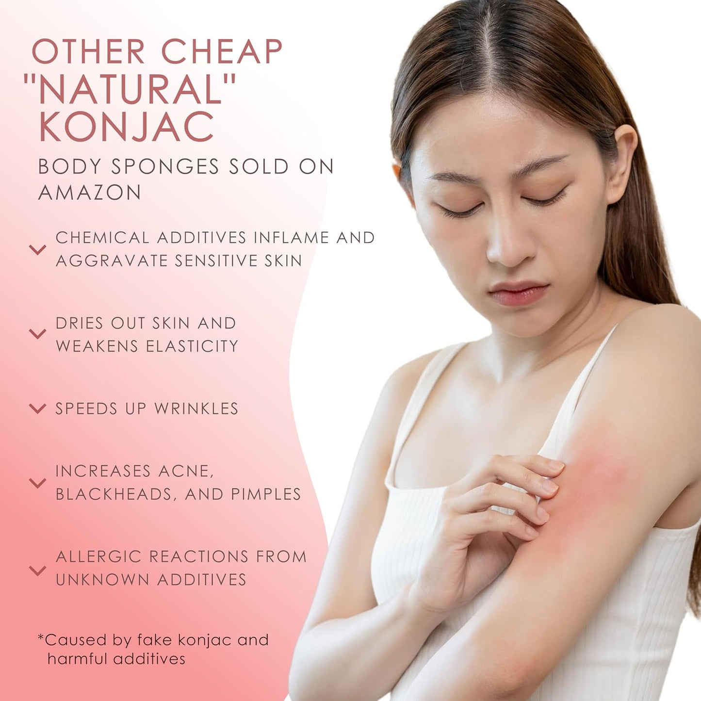 Konjac Sponge Body (2 Pack) | Microplastic Free 100% Natural | Non-Toxic | Biodegradable | Eco-Friendly | Plastic Free Packaging