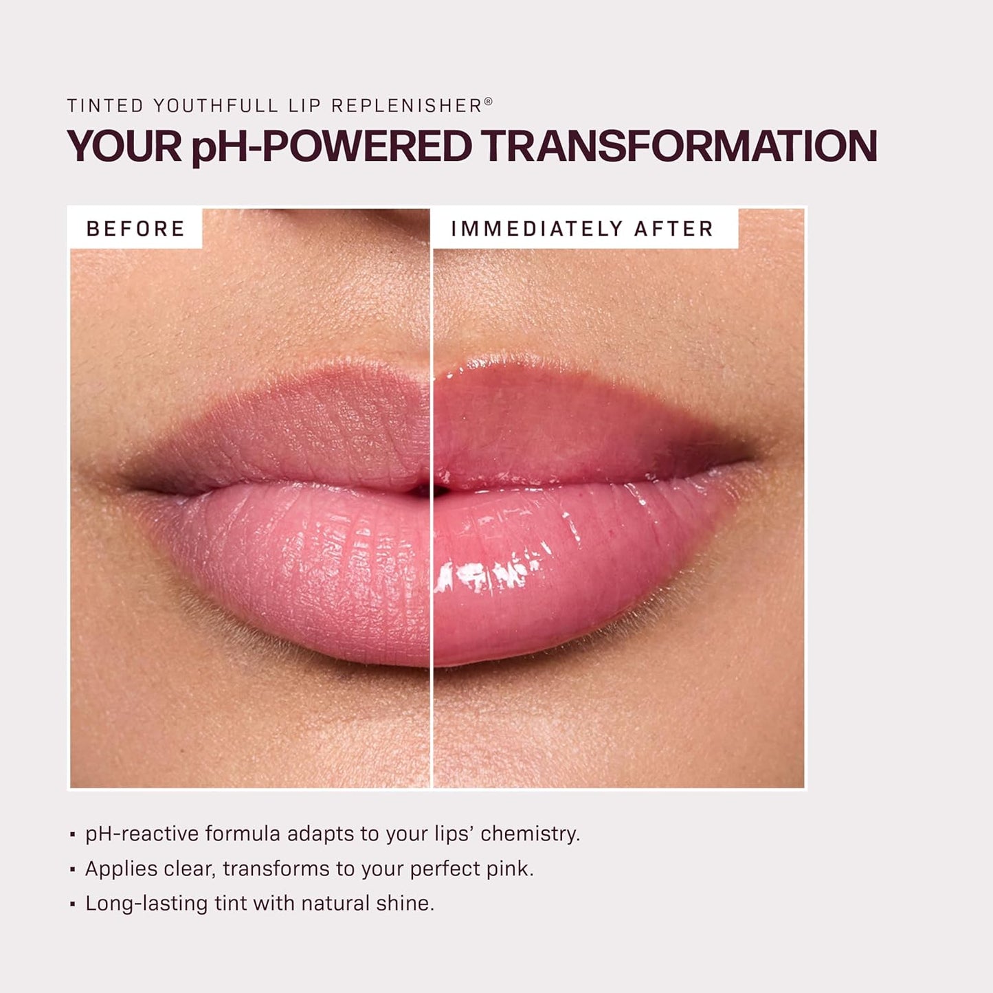 Revision Skincare Tinted YouthFull Lip Replenisher® – pH-Activated Tinted Lip Plumper, Hydrating, Volumizing, and Anti-Aging Treatment with Hyaluronic Acid, 0.33 oz