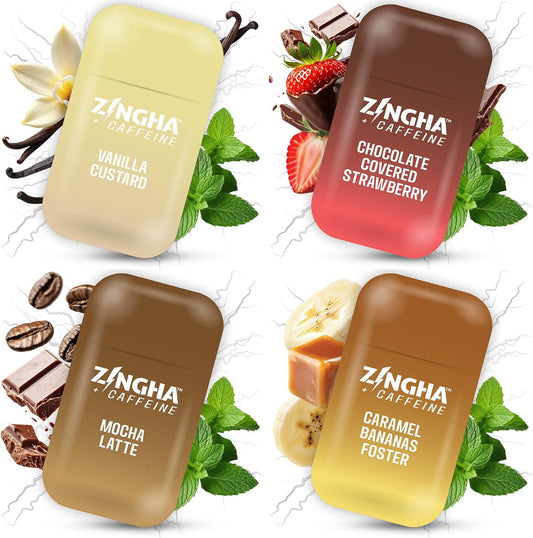 Caffeinated Aromatherapy Nasal Inhaler Stick – Natural Energy Boost with Essential Oils + Caffeine – Focus, Refresh & Breathe Easy (Sweet Surge)