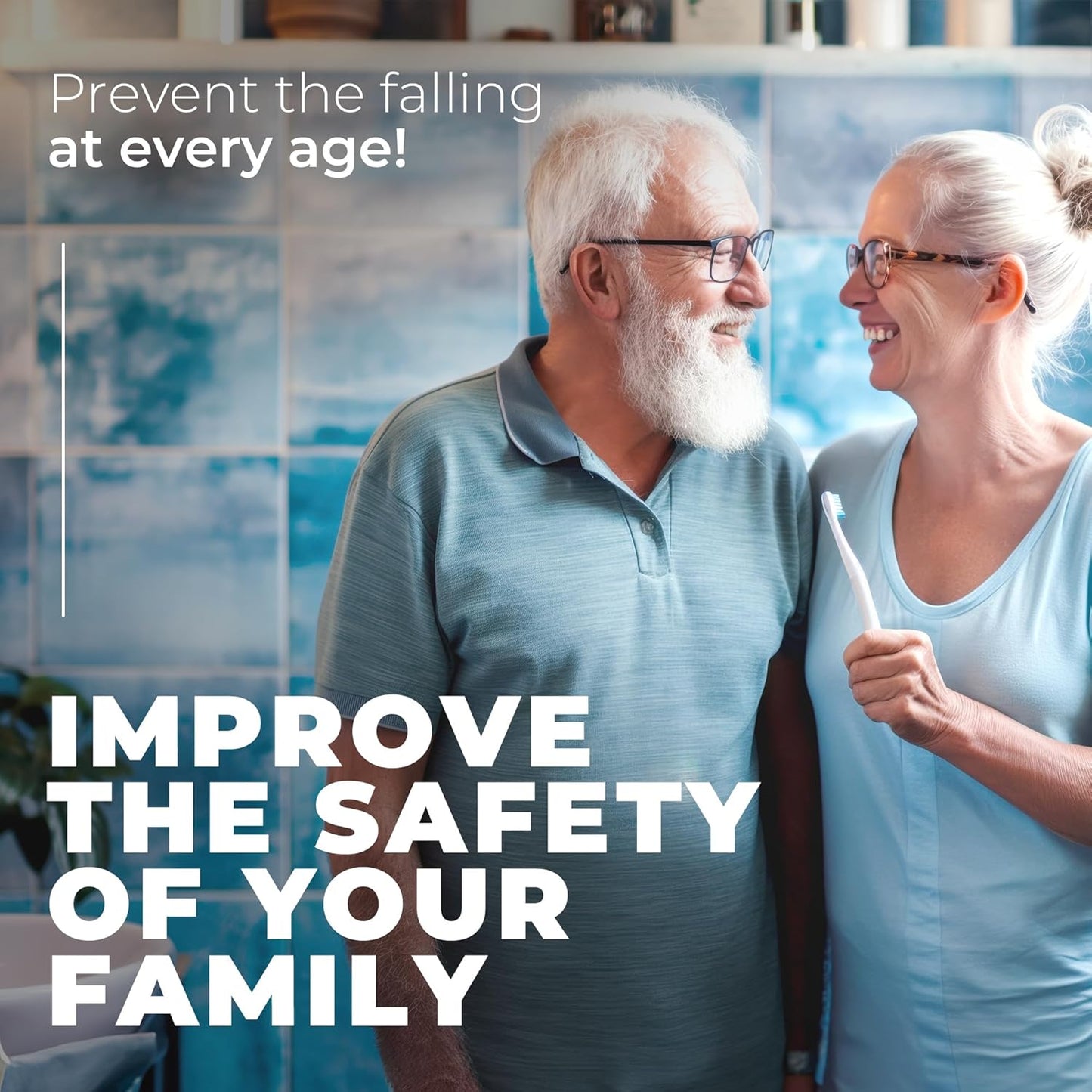 Anti Slip Shower Stickers 24 PCS, White Non-Slip Shower Strips for Adults, Premium Adhesive Bath Tub Stickers