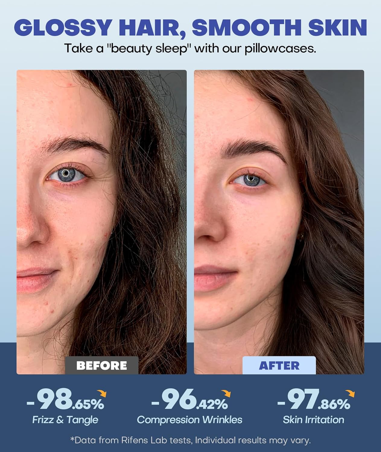 Ice Cooling Pillowcase for Hot Sleepers – Instantly Cool, Stays Cold All Night, Smoother Than Silk Pillow Cases, Pillow Covers with Invisible Zipper, Gift for Men & Women - King Size, Black (1 Pack)