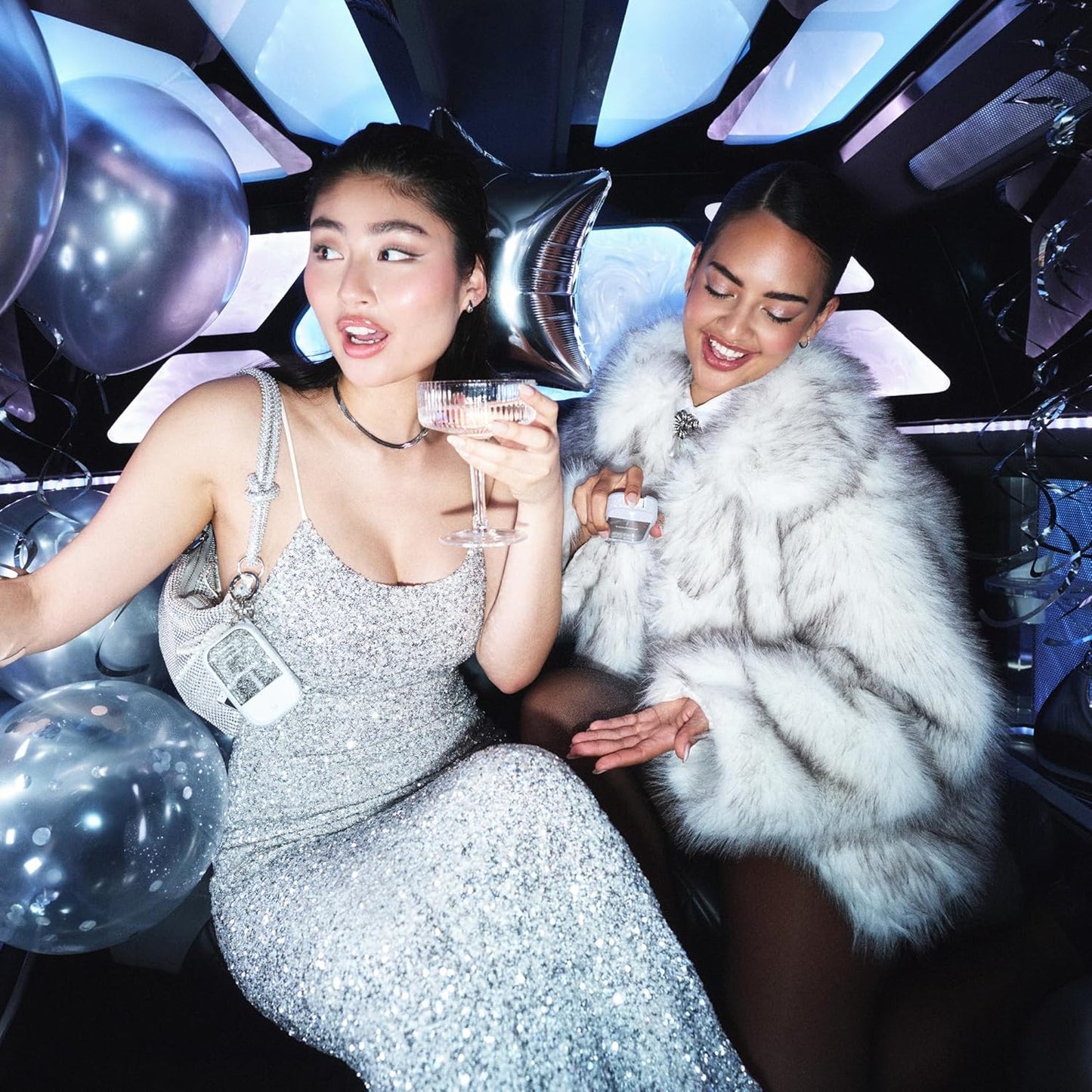 Touchland Special Edition Confetti Cake Mist + Frosted Sparkle Case Set, Scented & Stylish Hydrating Hand Sanitizer Spray Bundle, Travel Size, Dye Free, Amazon Exclusive