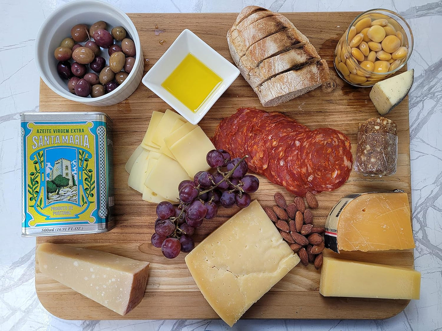 Santa Maria Portuguese Extra Virgin Olive Oil - Vintage Metal Tin - 500ml