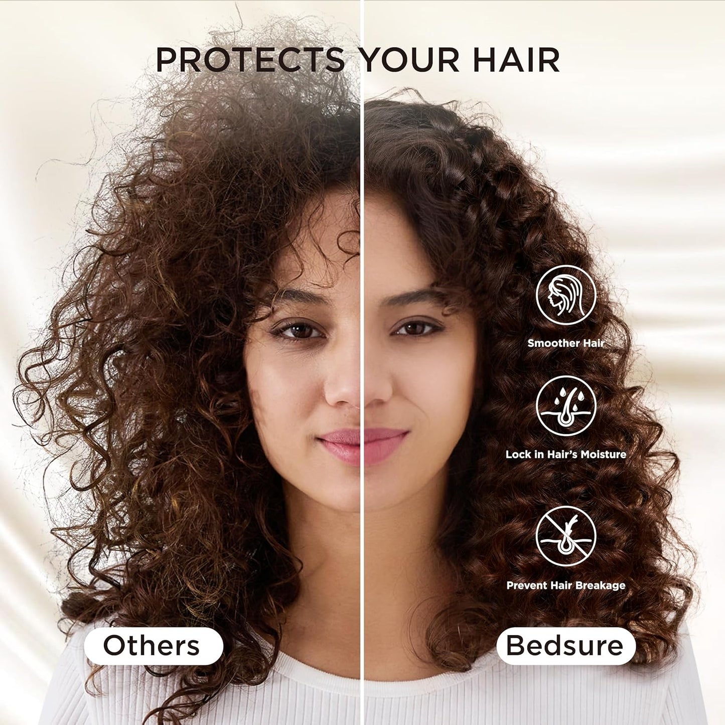 Bedsure Body Pillow Cover 20x54 Inches - Dark Grey Satin Similar to Silk Pillowcase for Hair and Skin, Cooling and Silky Long Body Pillow Case Cover with Envelope Closure, Gifts for Women Men