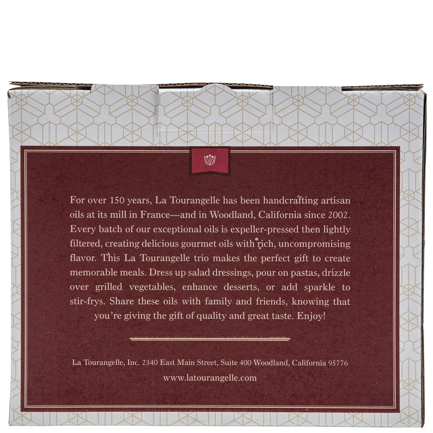 La Tourangelle, Favorites Trio of Oils - Roasted Walnut Oil, Avocado Oil, Toasted Sesame Oil, Gift Set, 8.45 fl oz (Set of 3)