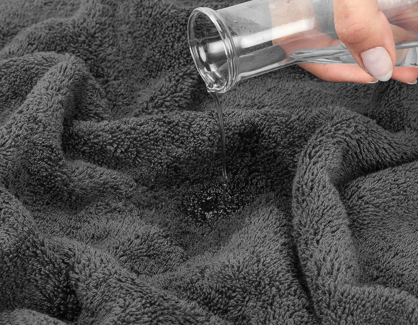 American Soft Linen Oversized Bath Sheet 40x80 Extra Large for Bathroom, 600 GSM 100% Cotton Turkish Jumbo Bathsheet Towels for Adults, Dark Gray Bath Sheet