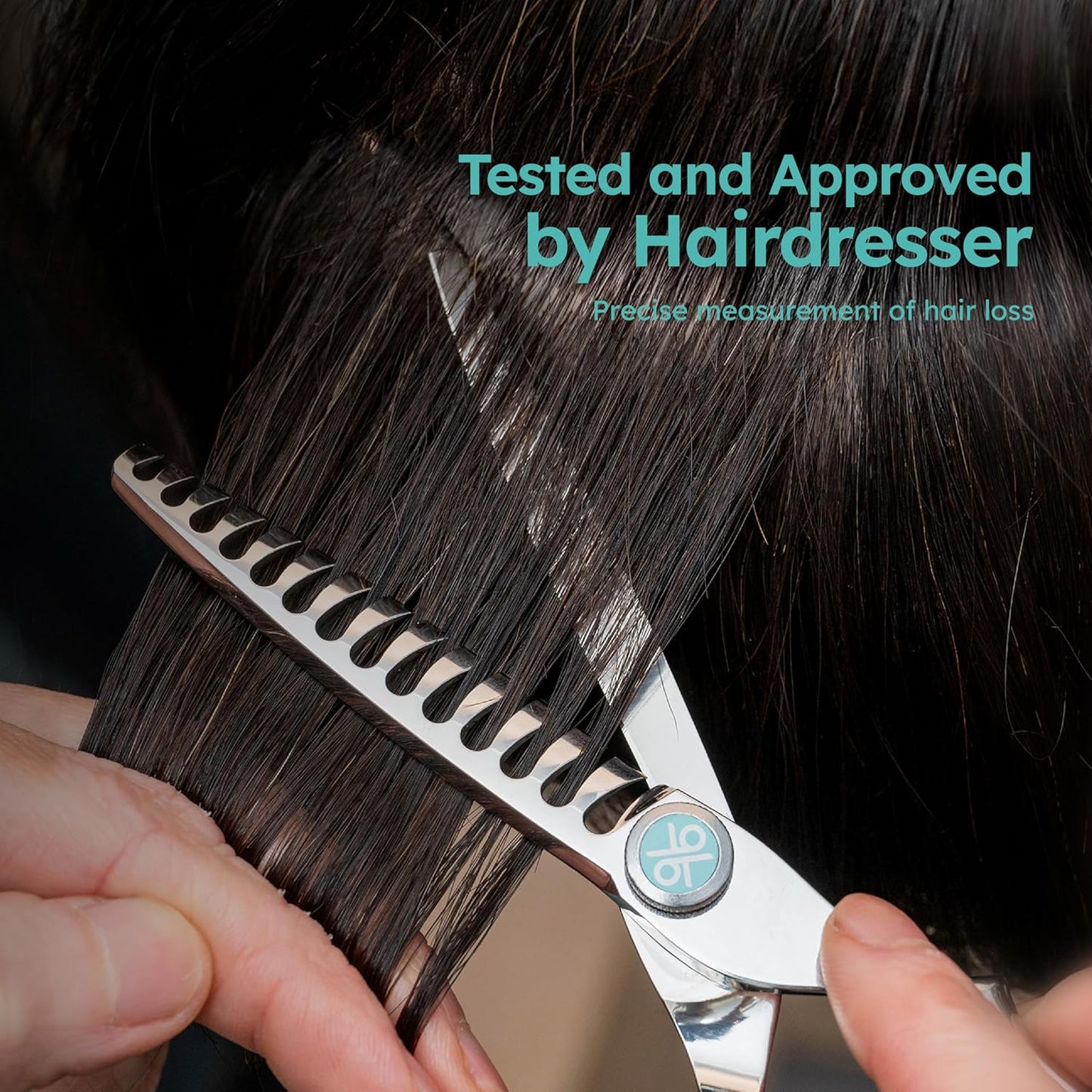 K9 6" Professional Thinning Shears for Hair Cutting – Removing Large Sections of Hair Effortlessly, Leaving No Marks, Barber Shears with Premium VG10 Steel, Lightweight, Razor-Sharp, Thinning Rate 50%