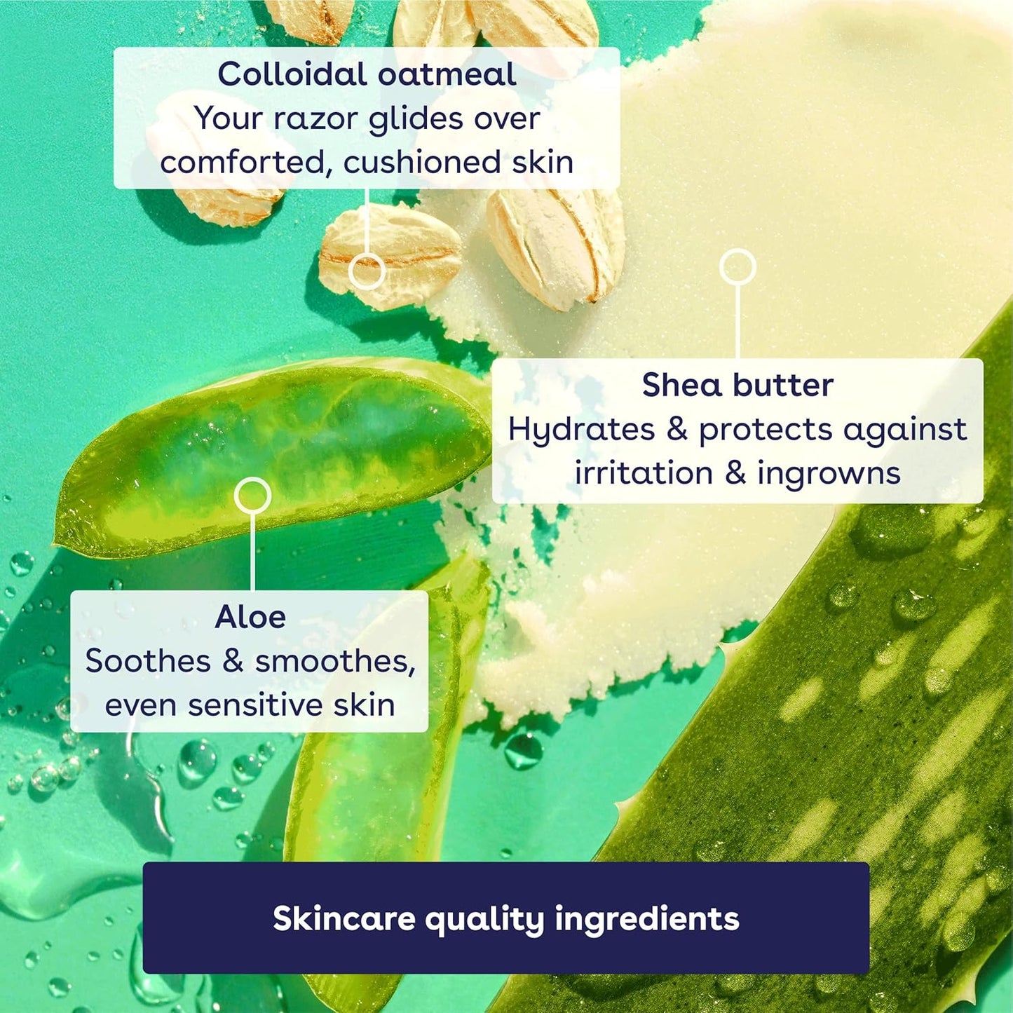 eos UltraProtect™ Men’s Shave Cream- Fresh Woods, 24-Hour Hydration, Non-Foaming Formula, 7 fl oz