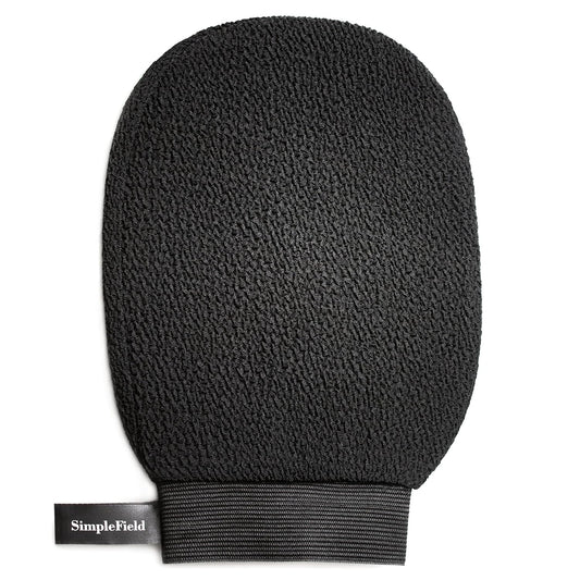 Korean Exfoliating Mitt for Remove Dead Skin. 100% Viscose Deep Kessa Exfoliating Glove for Body Scrub, Keratosis Pilaris and Self Tanning Removal. Easily Smooth Skin Surface. (1 Piece)