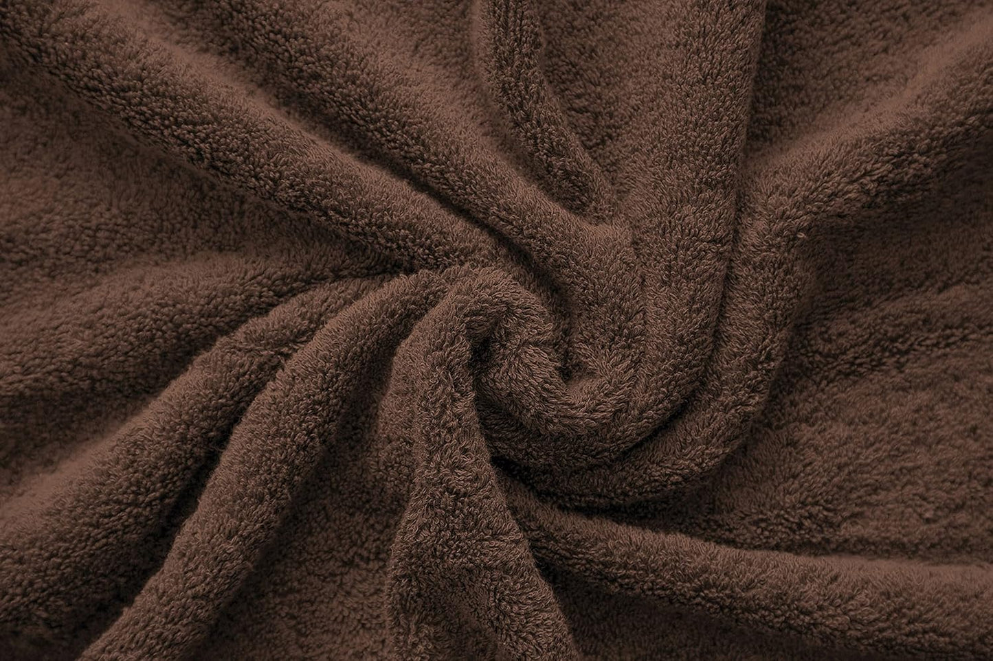 American Veteran Towel, 100% Cotton Turkish 6 Piece Towel Set, Luxury Towels Set of 6 for Bathroom Essentials, 2 Bath Towels 2 Hand Towels 2 Washcloths, Brown