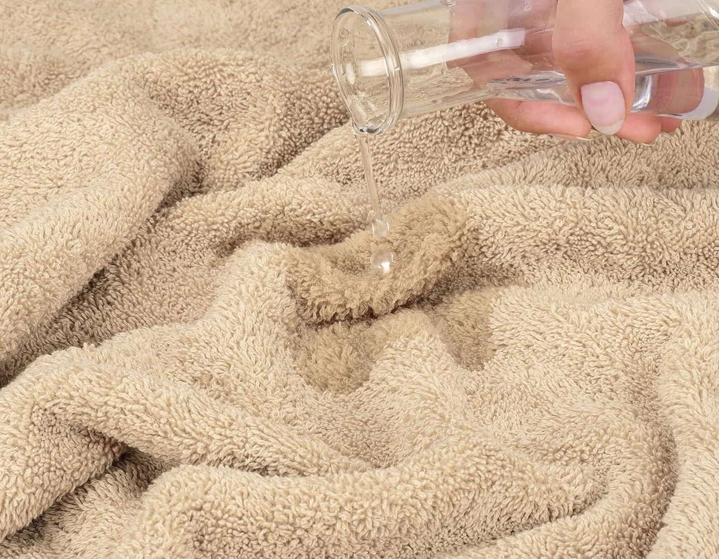 American Soft Linen 35x70 Jumbo Large Bath Towels, 600 GSM 100% Cotton Turkish Bath Sheet, Oversized Luxury Bath Towels for Bathroom Beach and Pool, Beige