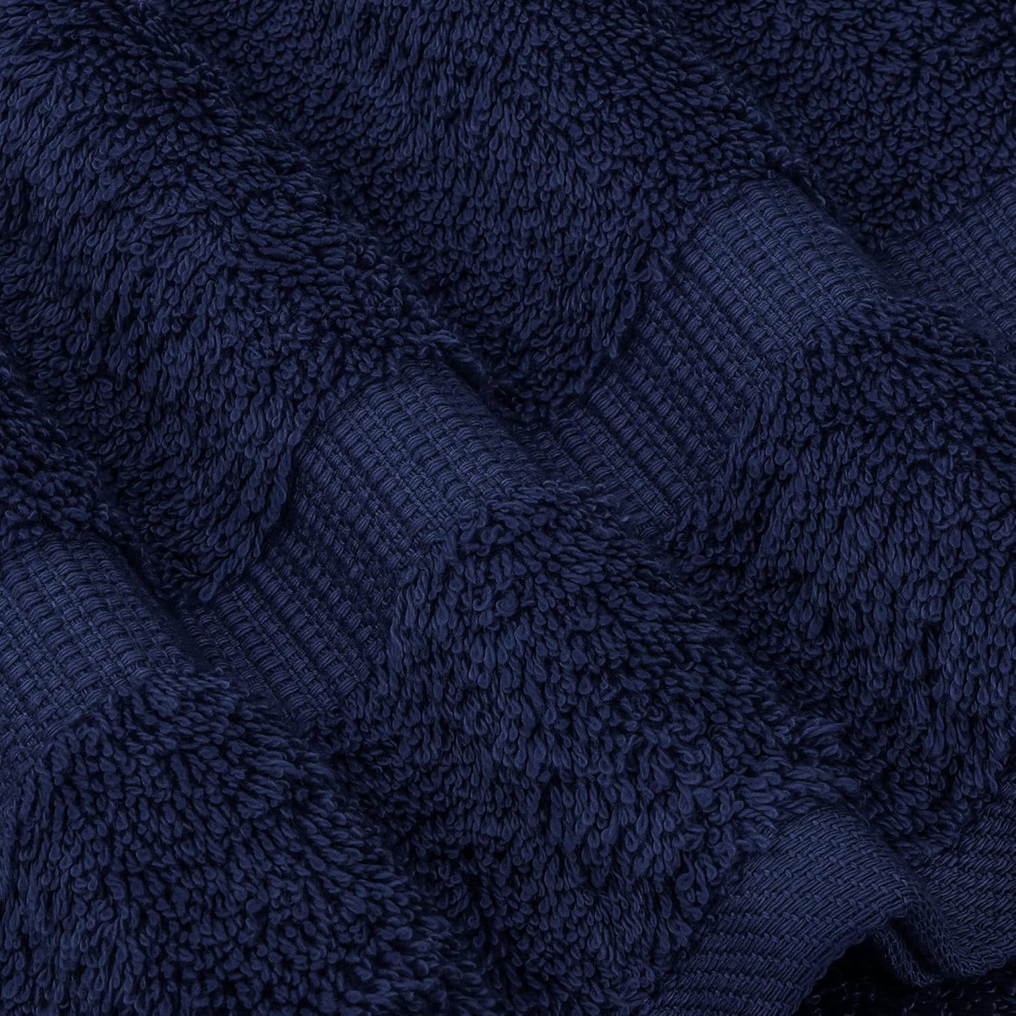 Chakir Turkish Linens | Hotel & Spa Quality 100% Cotton Premium Turkish Towels | Soft & Absorbent (12-Piece Washcloths, Navy)