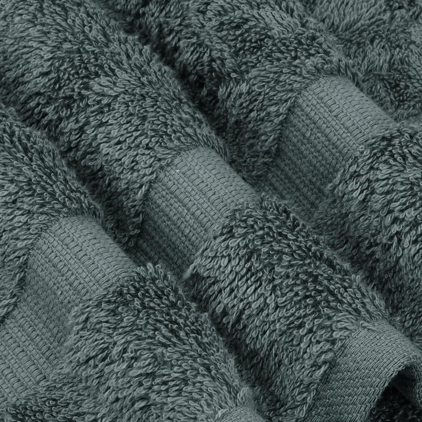 Chakir Turkish Linens | Hotel & Spa Quality 100% Cotton Premium Turkish Towels | Soft & Absorbent (4-Piece Bath Towels, Dark Gray)