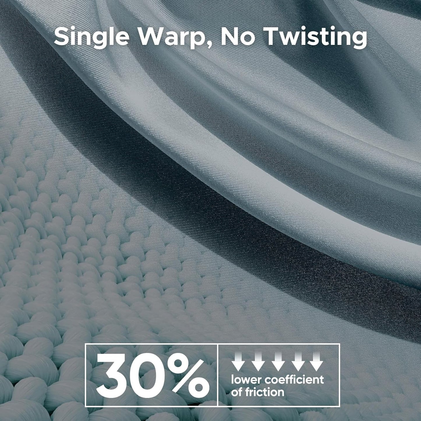 100% Pure Mulberry Silk Pillowcase for Hair and Skin - Allergen Resistant Dual Sides,600 Thread Count Silk Bed Pillow Cases with Hidden Zipper,1pc,King Size,Grey Blue