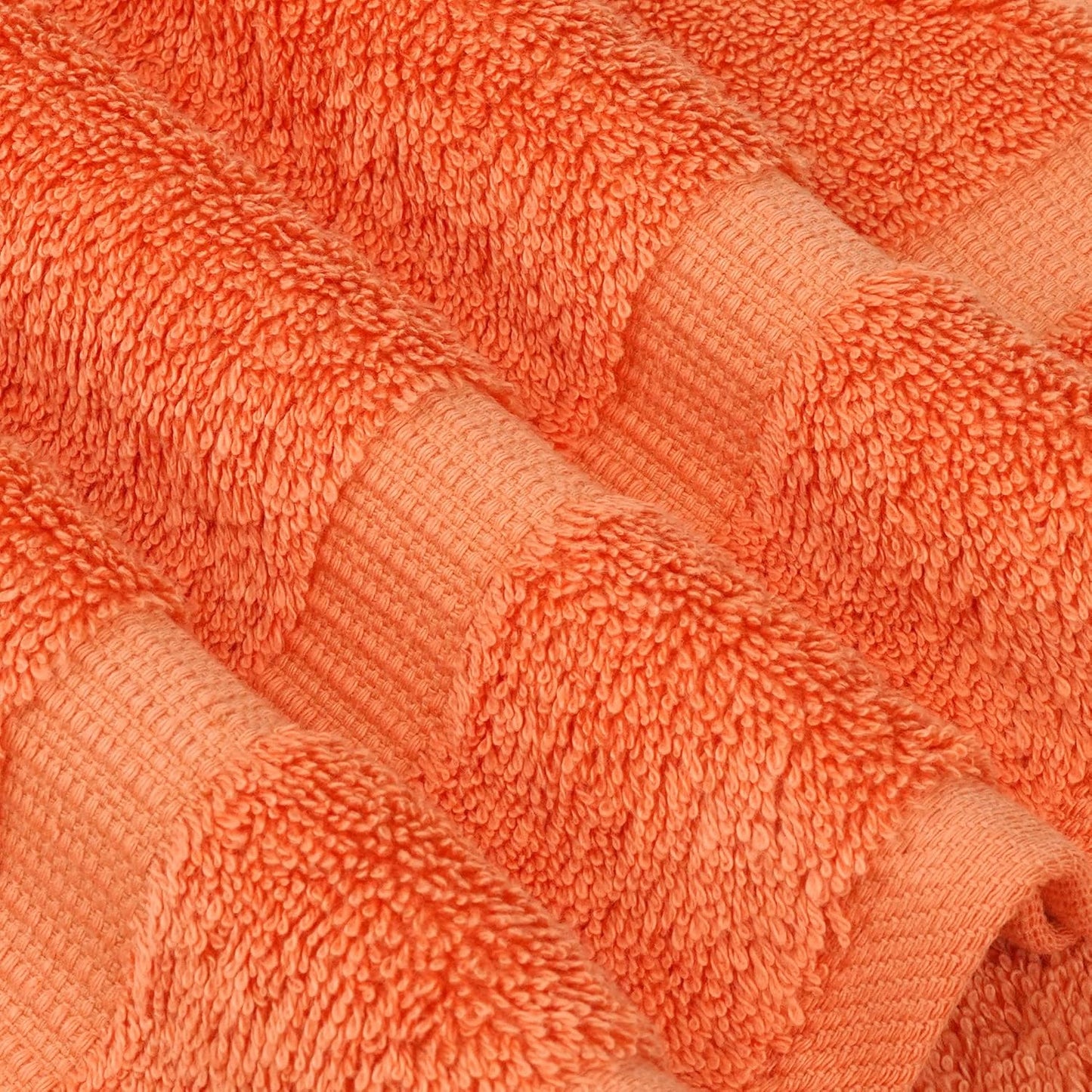 Chakir Turkish Linens | Hotel & Spa Quality 100% Cotton Premium Turkish Towels | Soft & Absorbent (4-Piece Bath Towels, Coral)