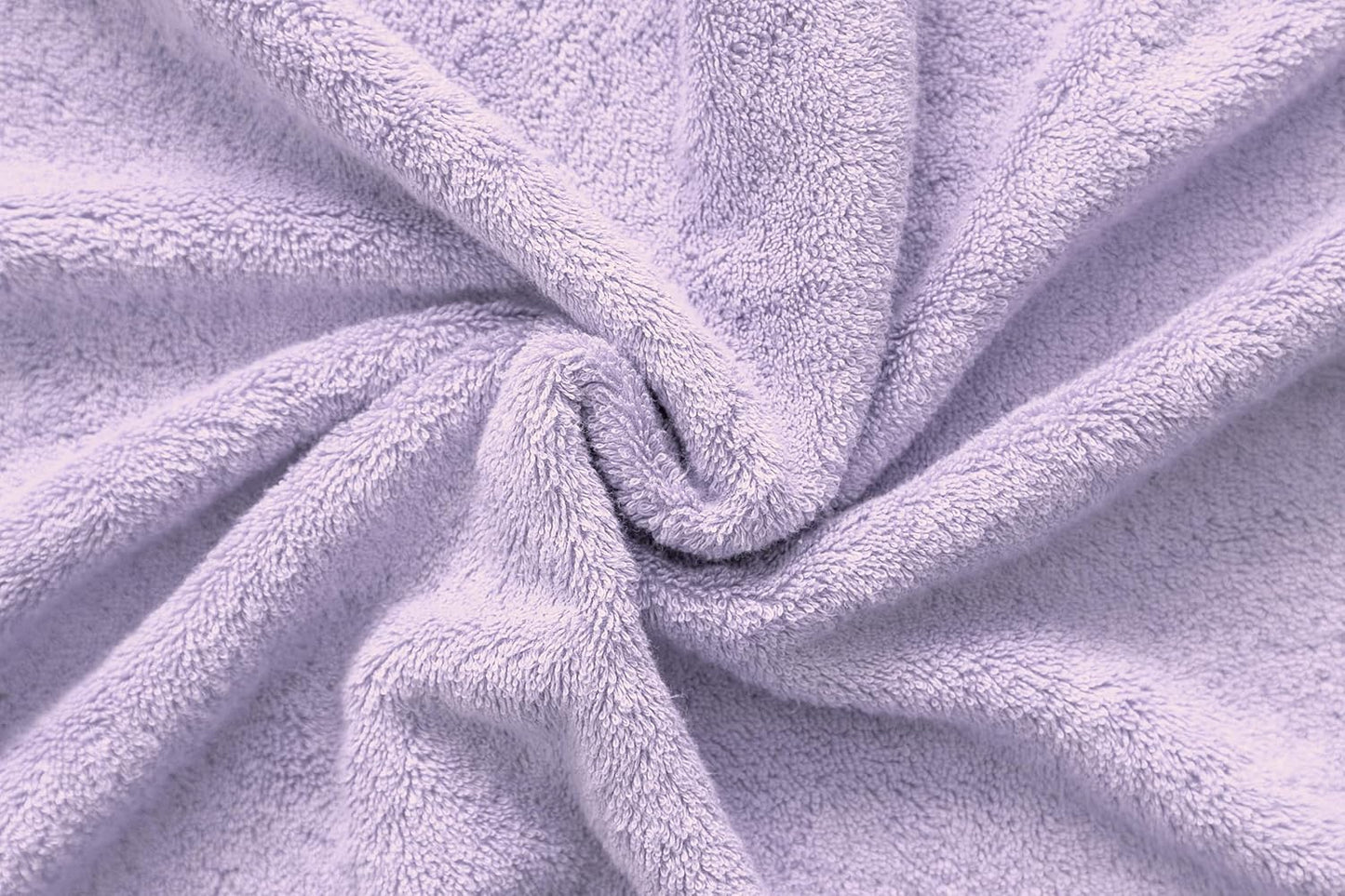 American Veteran Towel, 100% Cotton Turkish Bath Towels for Bathroom 4 Pack, 27x54 Extra Large Premium Soft Drying Bathroom Towels, Lilac