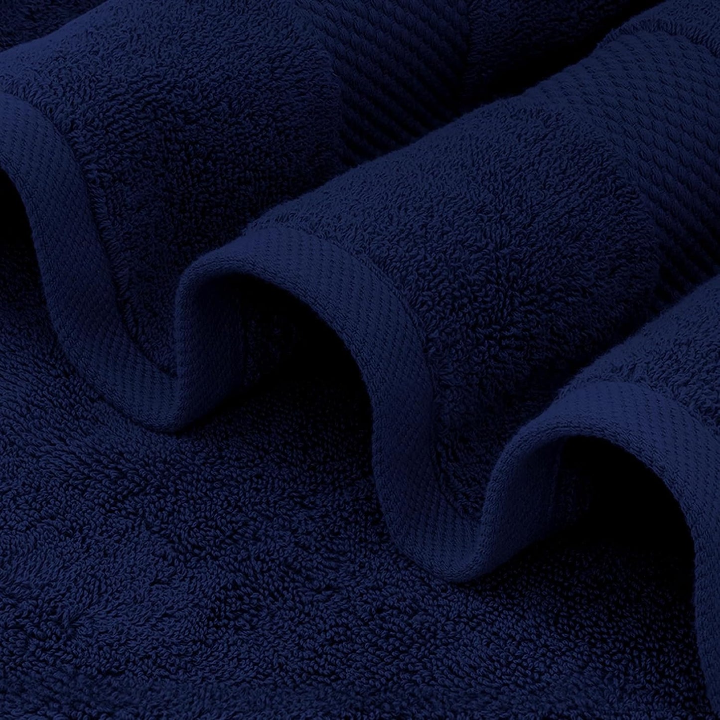 Delara 100% Organic Cotton Towels 650 GSM Plush Feather Touch Quick Dry Hand Towel, Pack of 24 GOTS Certified, Oeko-Tex Green Certified, Organic Cotton Hand Towel, 20"X30"