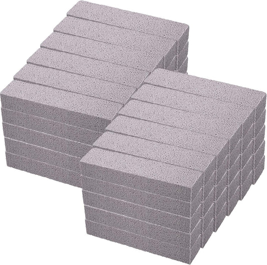 Chengu 60 Pieces Pumice Stone for Cleaning, Pumice Scouring Pad Bulk, Hard Water Stain Remover, Cleaning Stones for Toilet, Bowl, Pool, Tile, Grill, Oven, Bath, Household, Kitchen, 5. 9 x 1. 4 x 0. 9