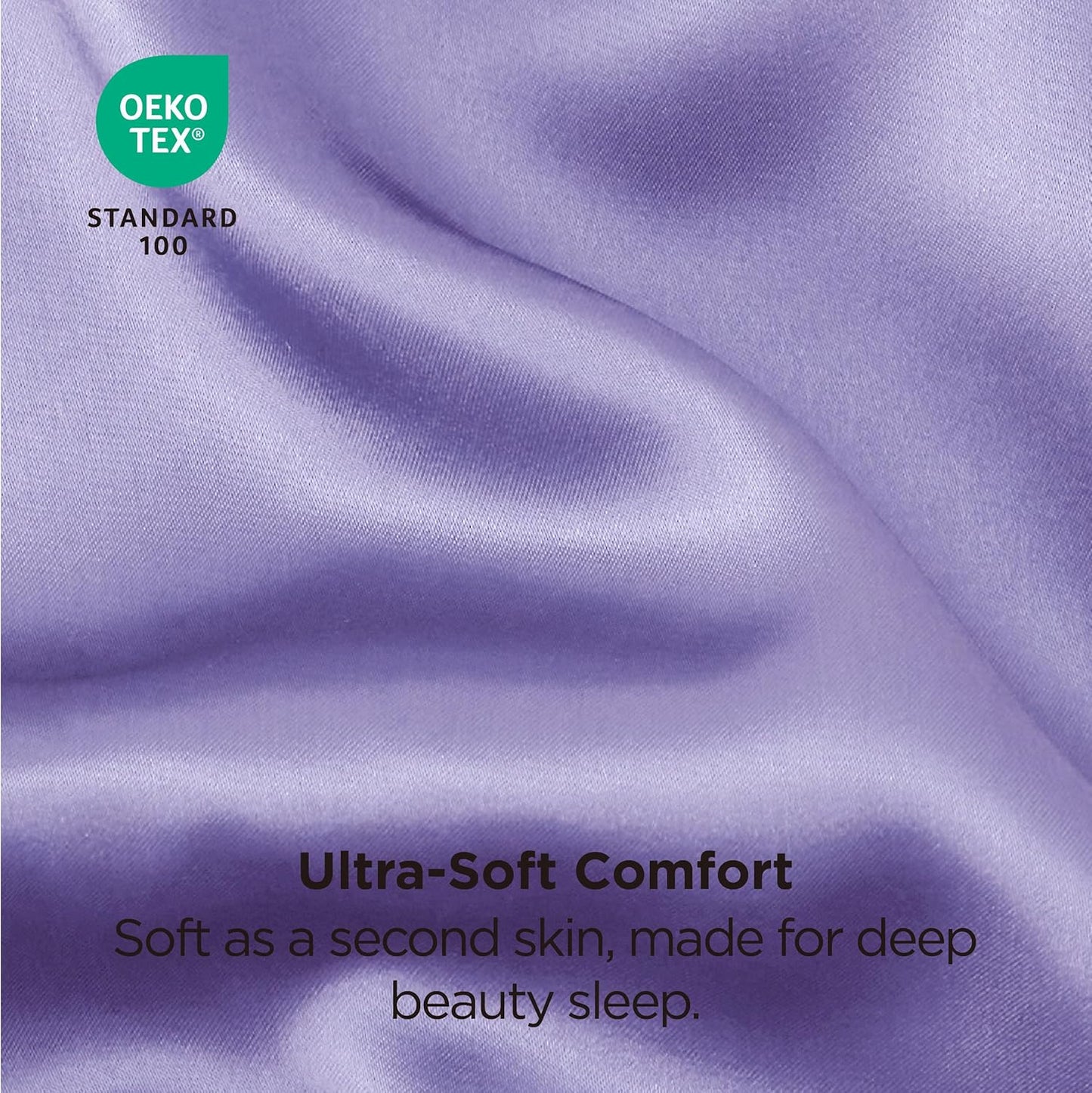 Bedsure Satin Pillowcase for Hair and Skin Queen - Lilac Silky Pillowcase 2 Pack with Envelope Closure, Similar to Silk Pillow Cases, Gifts for Women Men, 20x30 Inches, 2pcs
