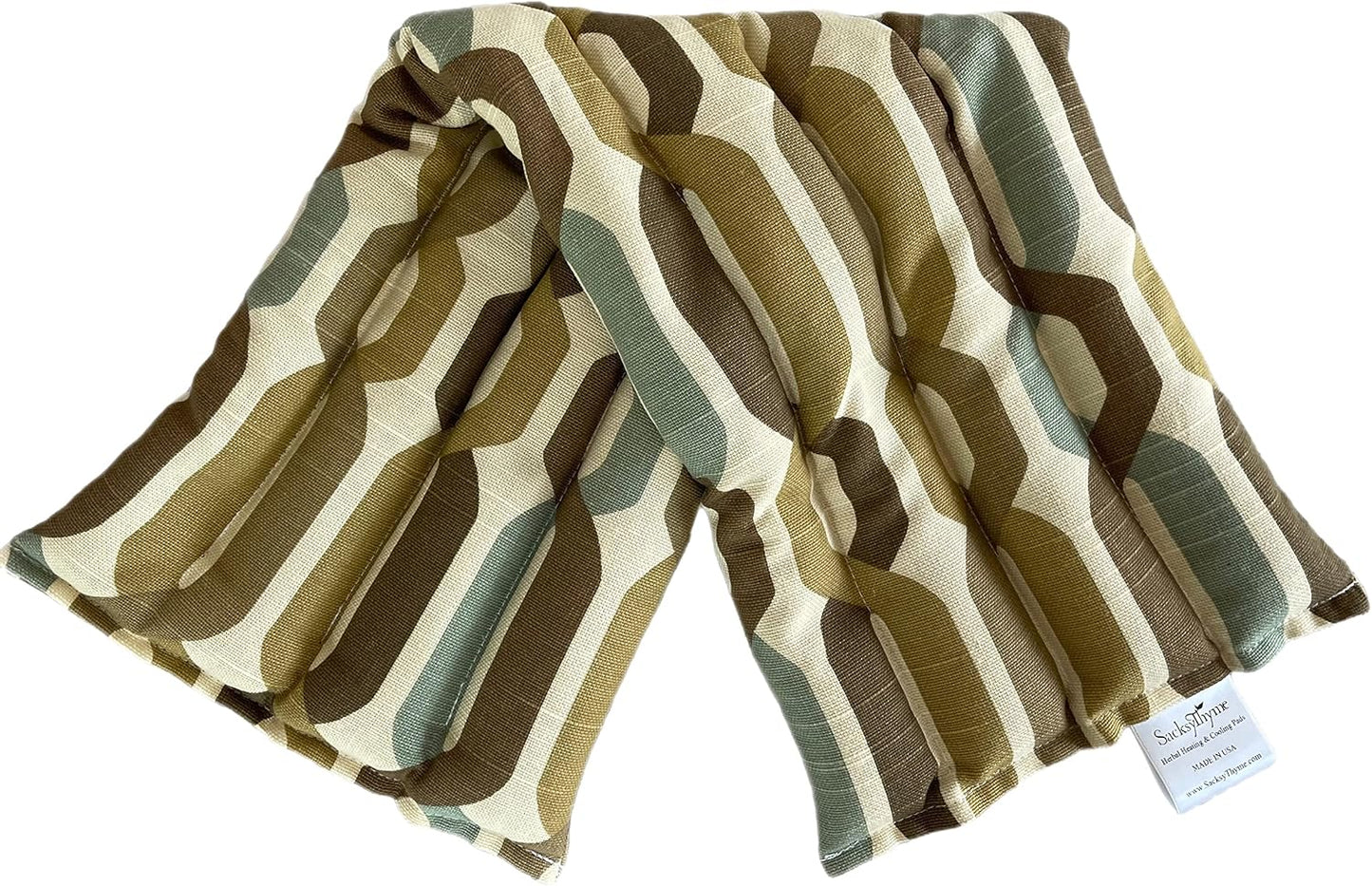 Microwavable Heating Pad for Back Pain, Cramps, Arthritis Relief, Heat Pad with Moist Heat Therapy - Hot Heated Pad Flaxseed, Cherry Pit, Herbs Comforting Aromatherapy, Made in USA, Large