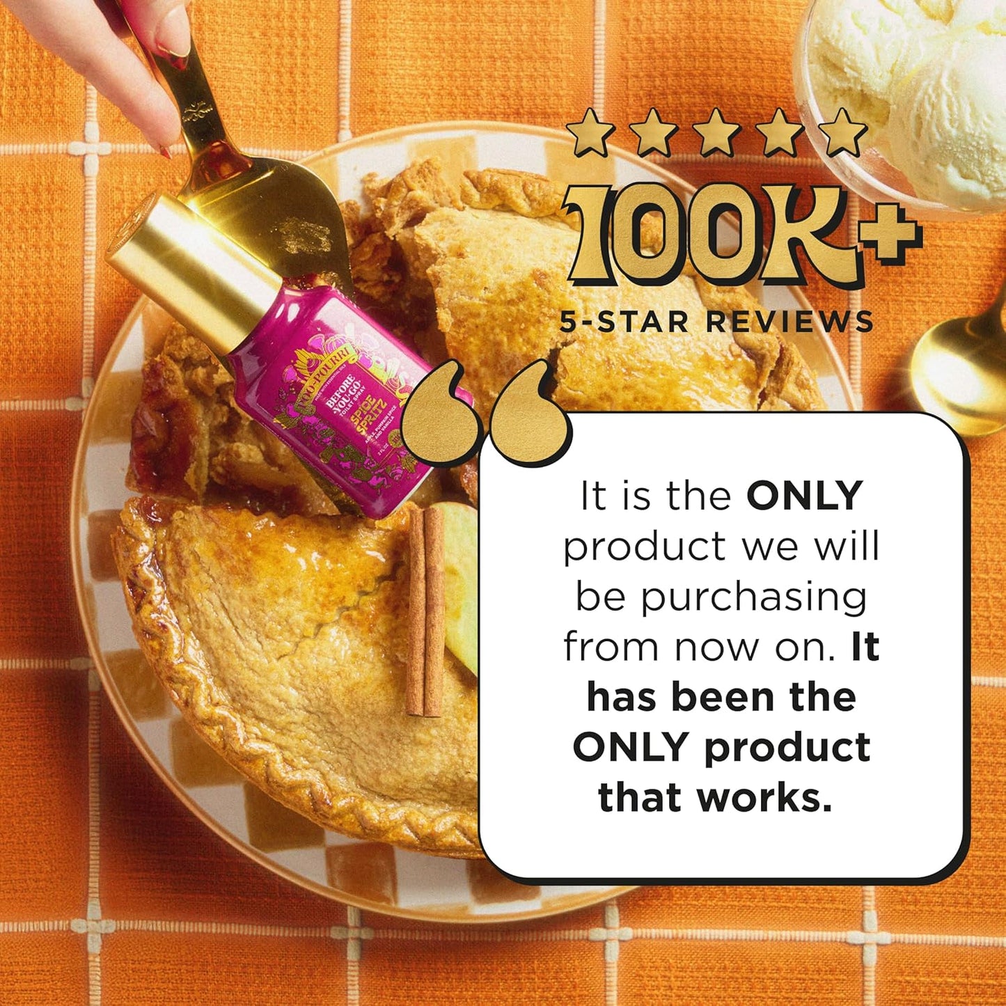 Poo~Pourri Spice Spritz 2oz Before-You-Go Toilet Spray - Instantly Trap Bathroom Odor - Plant Based Ingredients & Essential Oils - No synthetic fragrance - Apple, Pumpkin Spice, and Vanilla Scent