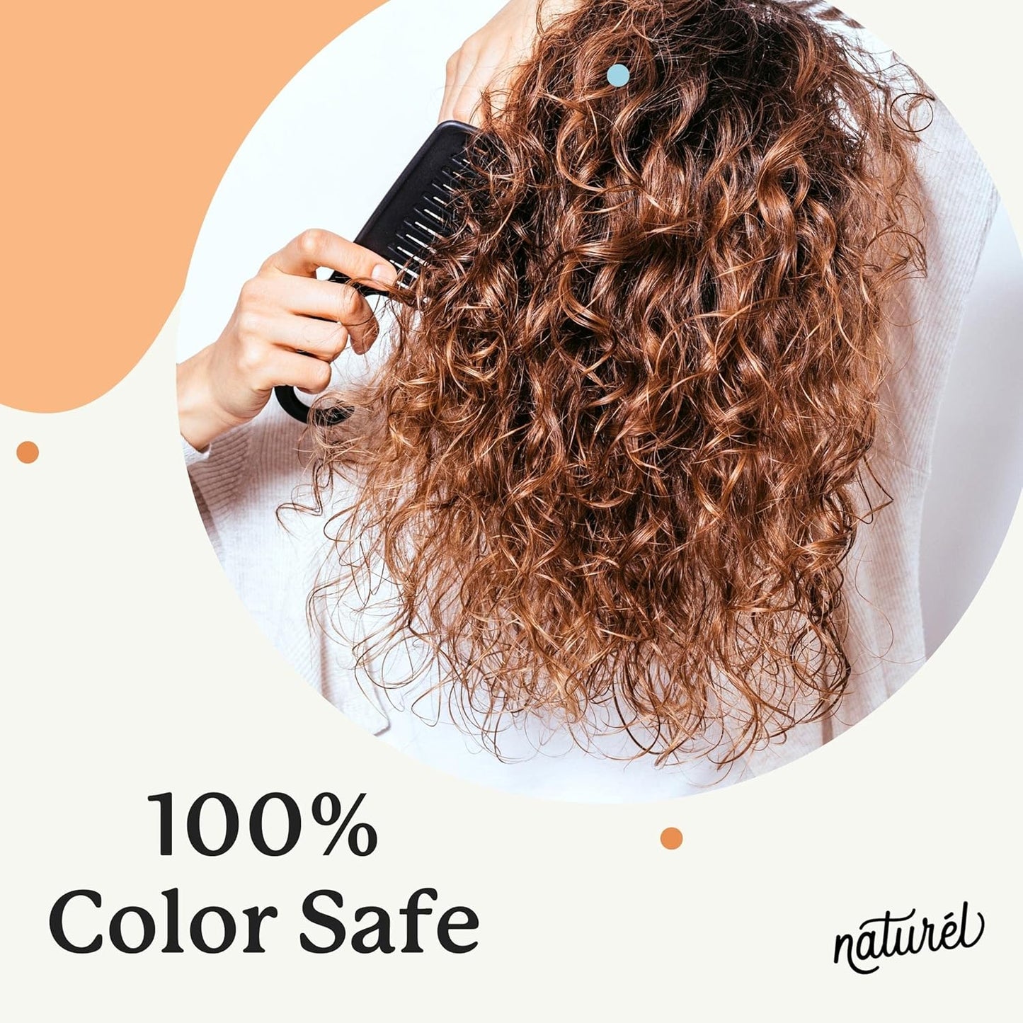 Naturel Relax Moisturizing Shampoo and Conditioner Set with Argan Oil and Colloidal Oatmeal for Curly, Wavy, Dry, or Frizzy Hair - Vegan, Made in USA