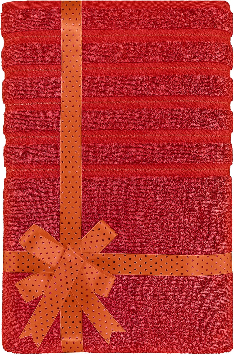 American Soft Linen 35x70 Jumbo Large Bath Towels, 600 GSM 100% Cotton Turkish Bath Sheet, Oversized Luxury Bath Towels for Bathroom Beach and Pool, Red