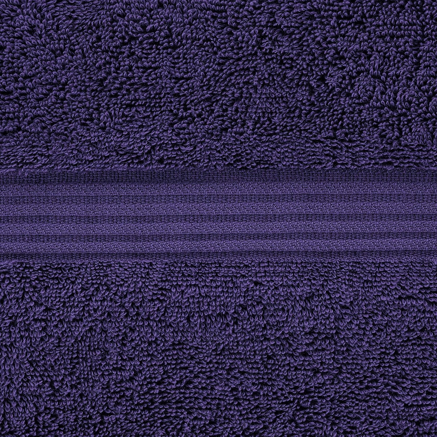 American Veteran Towel, 100% Cotton Turkish Washcloths for Bathroom Essentials 4 Pack, Soft Absorbent Wash Cloths Quick Drying Small Towels Washrags, Purple