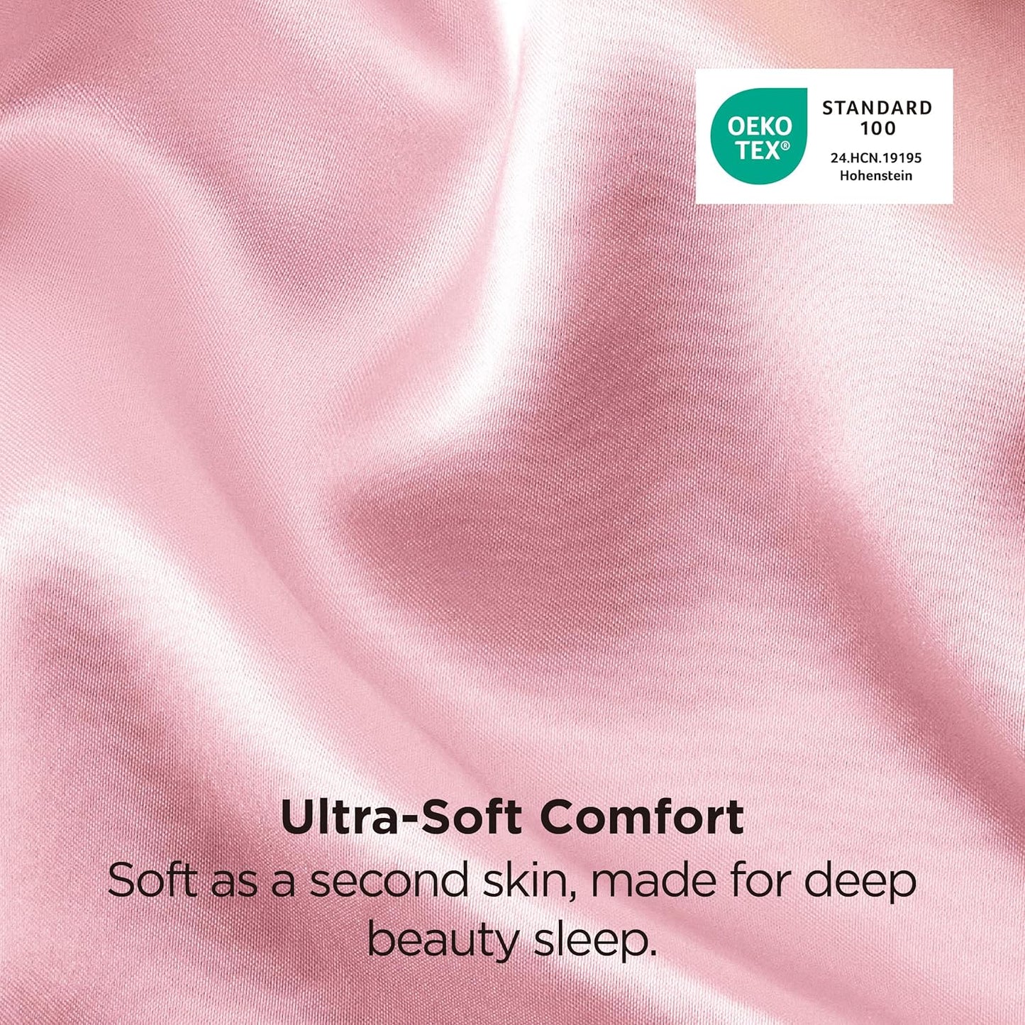 Bedsure Satin Pillowcase for Hair and Skin Queen, Similar to Silk Pillow Cases, Pillow Cases Set of 2 with Envelope Closure, Pink Room Decor Essentials for Girls, 20x30 Inches, 2pcs