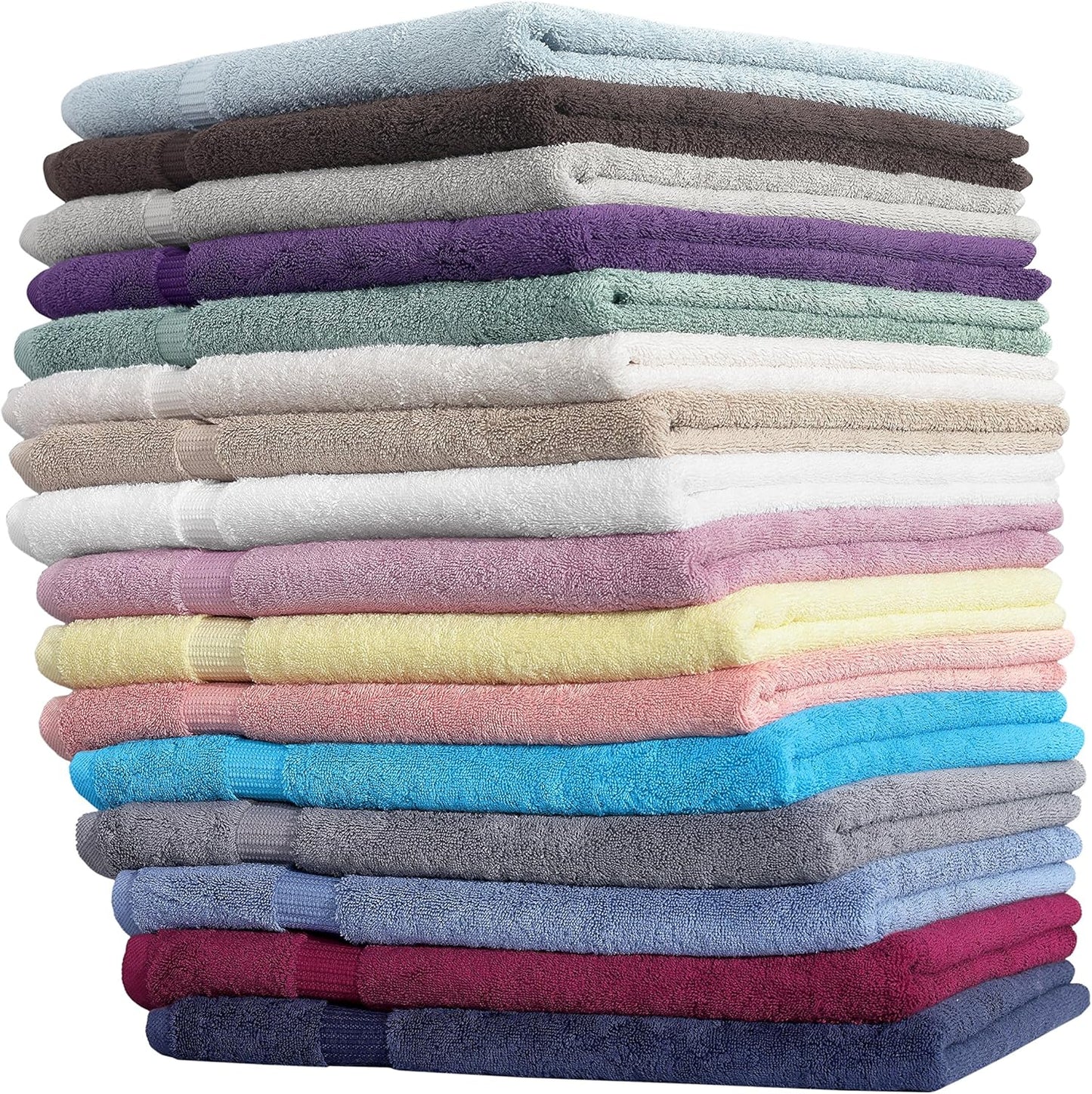 SALBAKOS 100% Turkish Cotton Extra Large Bath Sheet Set of 2 35x70 inch | Heirloom Quality | Hotel & Spa Collection | Soft, Absorbent Oversize Bath Towels | Made in Turkey (Chocolate, 2 Bath Sheets)